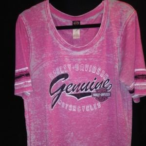 Harley Davidson Women's T-shirt - XL
